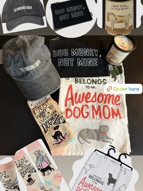 Dog Mom Kitchen Towel & Accessories Set Bundle of 4